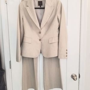 The Limited tan/beige two piece suit